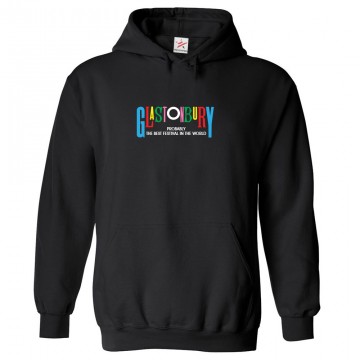 Glastonbury Classic Unisex Kids and Adults Pullover Hoodie for Music Lovers
